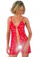 BABYDOLL PIOGGIA ARGENTATA