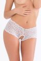 CULOTTE CON APERTURE PIZZO BIANCO
