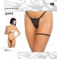 giarrettiera strass nera