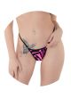 string pink zebra