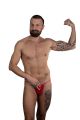 MINISTRING TULLE ROSSO