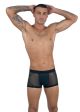 Boxer anatomico mélange nero