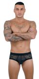 slip anatomico mélange nero trasparente