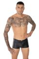 Boxer push-up similpelle nero