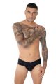 jocks slip nero quadrettino