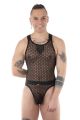 body perizoma rete d'ape flock 