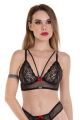 reggiseno rete nero