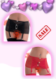 Set promo reggicalze rosso & nero