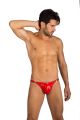 perizoma sganciabile rosso lack